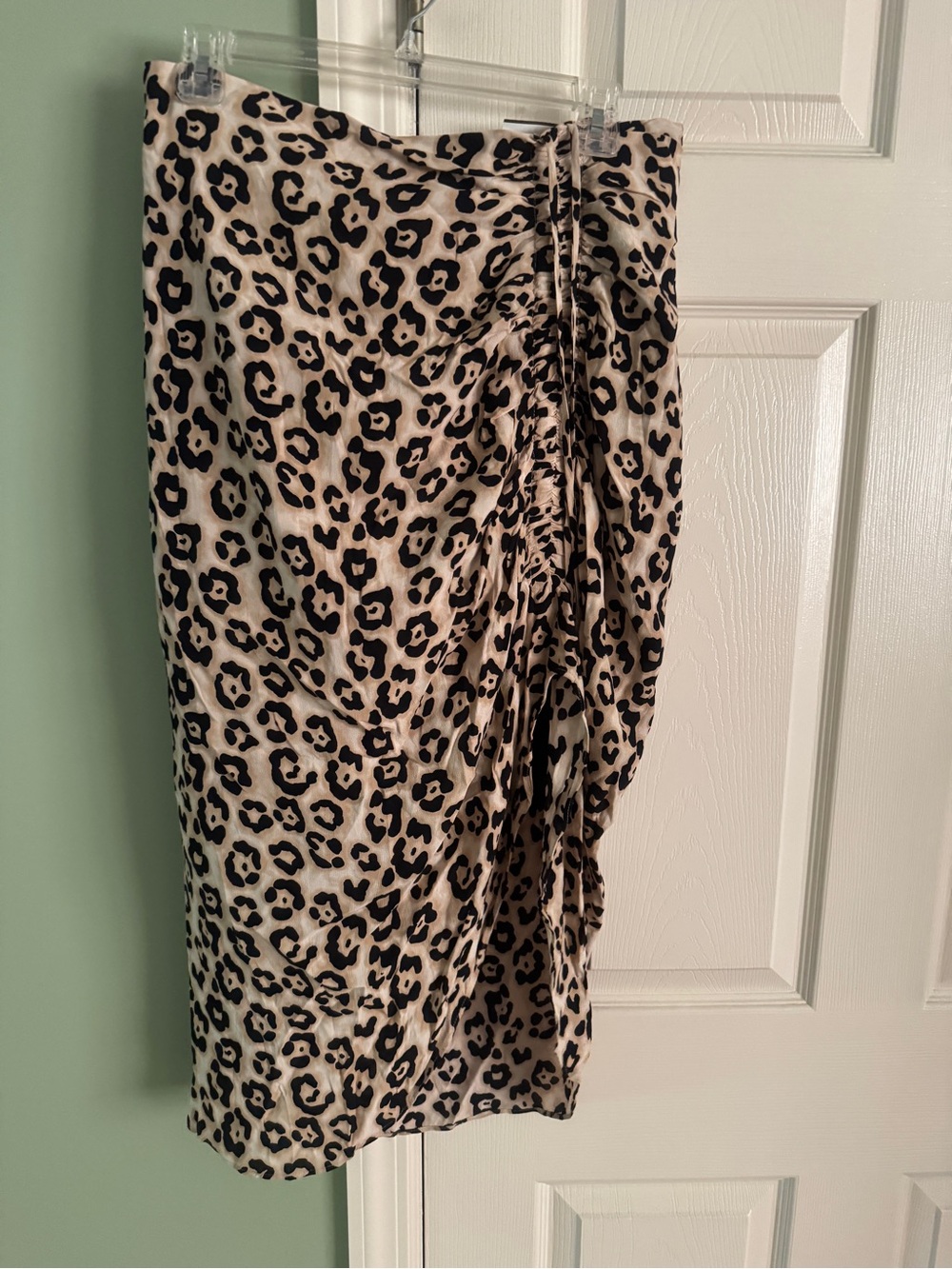 Sanctuary Leopard-Print Skirt in Beige and Black